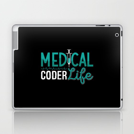 Medical Coder Life Assistant ICD Coding Programmer Laptop & iPad Skin