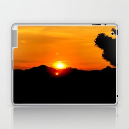 Sunset with Orange Sky Laptop & iPad Skin