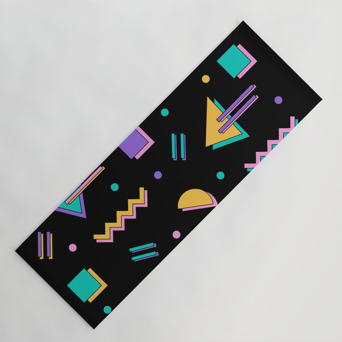 Memphis pattern 105 - 80s / 90s Retro Yoga Mat