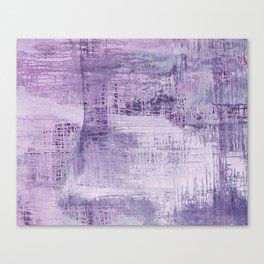 Dreamscape in purple:  an organic, modern, abstract art print design Canvas Print