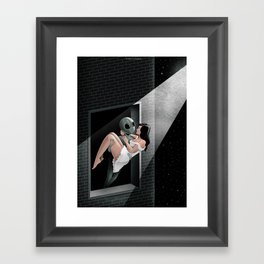 Stranger in the night Framed Art Print