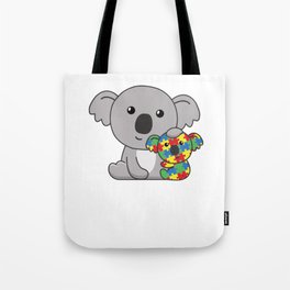 Autism Awareness Month Autism Mom Koala Tote Bag