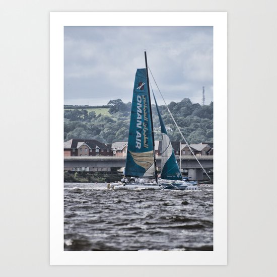 Extreme 40 Team Oman Air Art Print