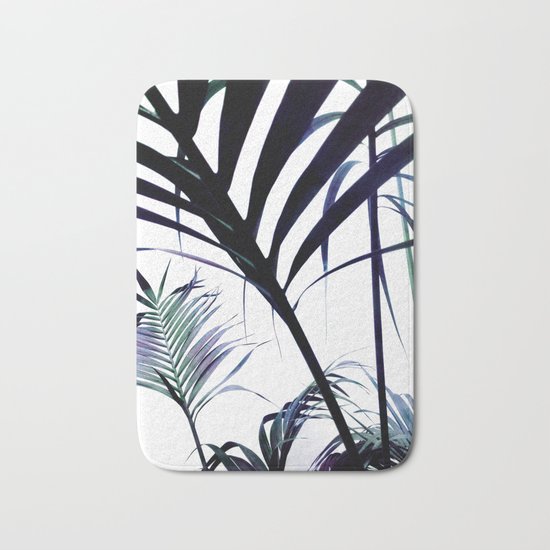 Palms Silhouettes Bath Mat