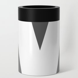 V (White & Grey Letter) Can Cooler