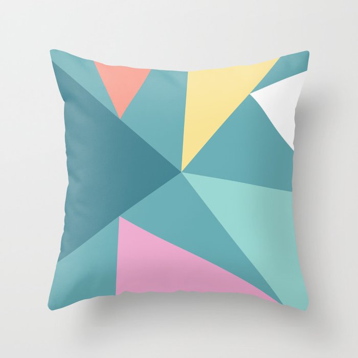 Modern Geometric 48 Throw Pillow