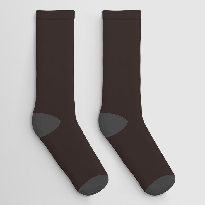 Cow Black-Brown Socks