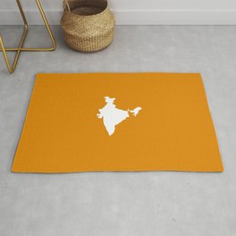 Shape of India 1 Area & Throw Rug