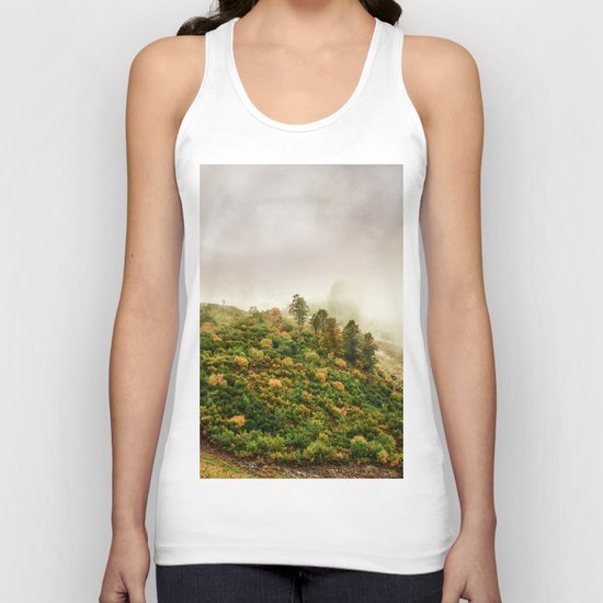Autumn valley in the cloud Unisex Tank Top
