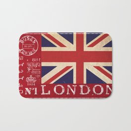 Union Jack Great Britain Flag Bath Mat