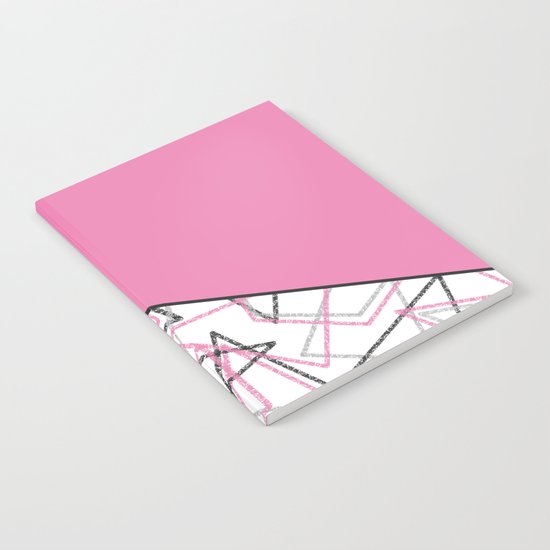 Abstract pink combo pattern . Notebook