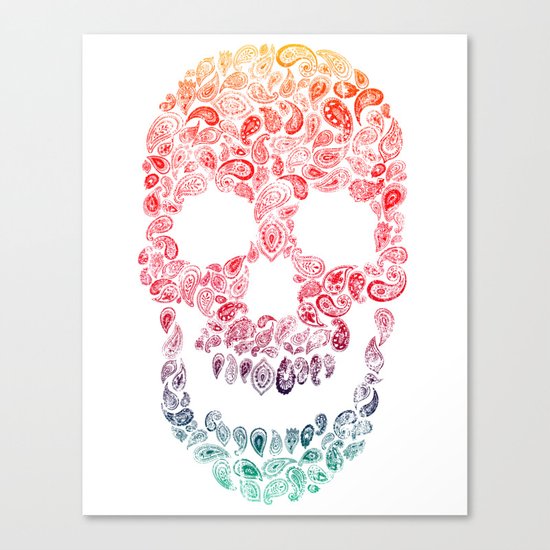 Death By Paisley Canvas Print