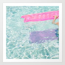 Pool Float Art Print