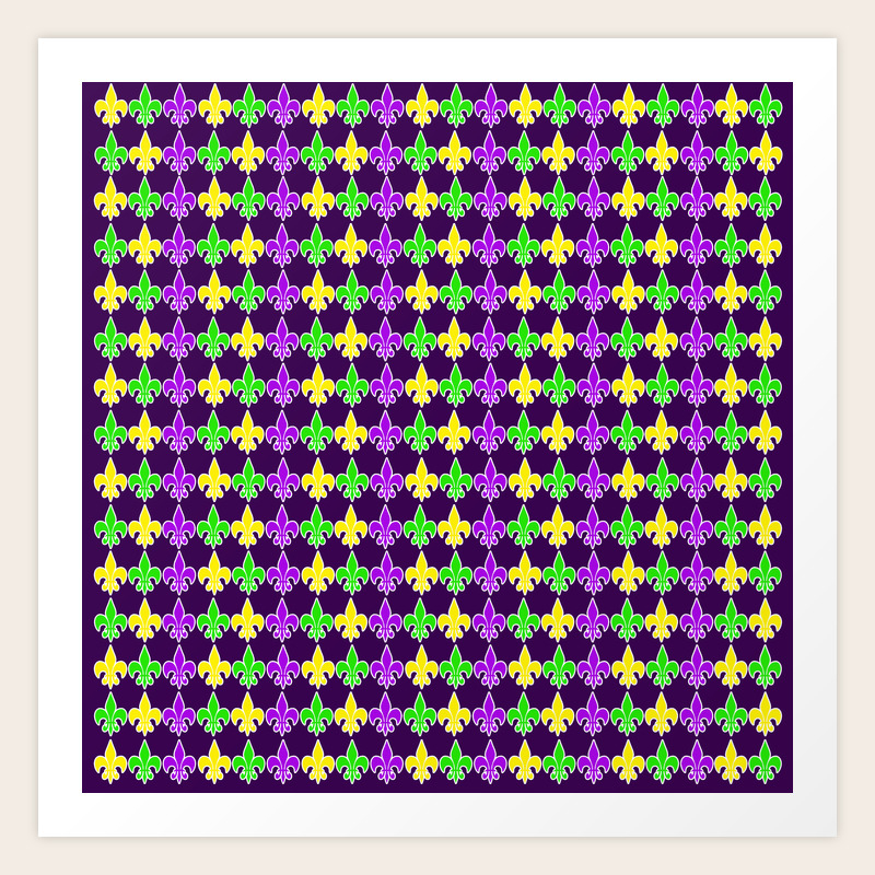 Purple Green Gold Fleur De Lis With Dark Purple Background Art Print By Beckybetancourt Society6 ✓ free for commercial use ✓ high quality images. society6