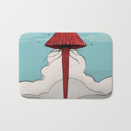 Méduse volante #5 Bath Mat