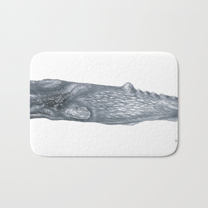 Gray Whale Bath Mat