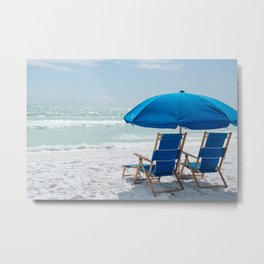Cabana Man Metal Print | Florida, Beach, Photo, 30A, Seaside 