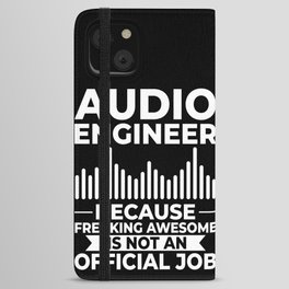 Audio Engineer Sound Guy Engineering Music iPhone Wallet Case
