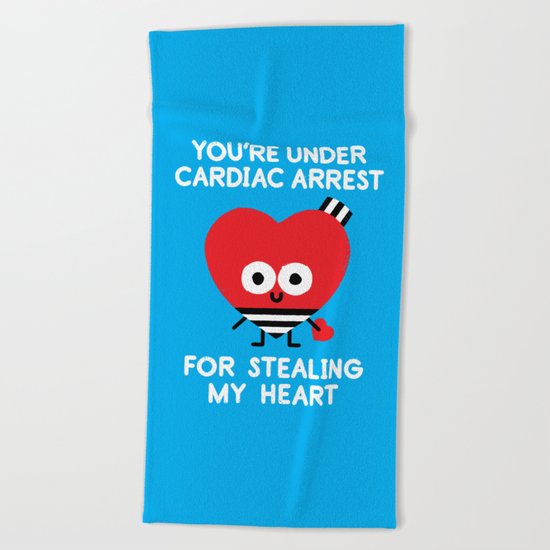 Aww Enforcement Beach Towel