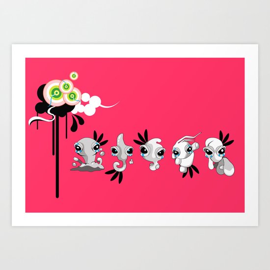 Smudglings Art Print