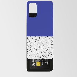 Navy Blue + Preppy Polka Dots Android Card Case