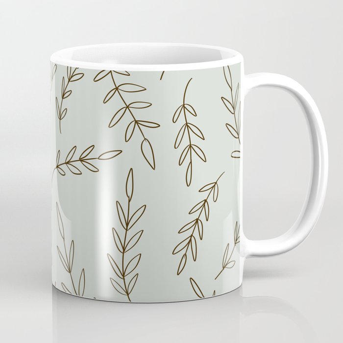 Rosemary Sketch Pattern Coffee Mug