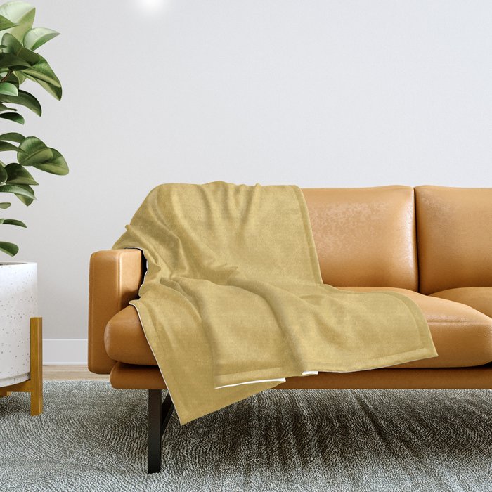 Gold color throw blanket store