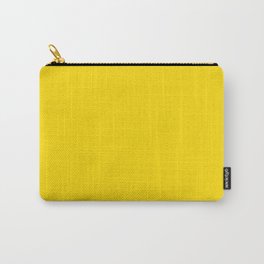Vibrant Yellow Carry-All Pouch | Vibrantyellow, Pantone, Solidcolor, Plaincolour, Solidcolour, Plaincolor, Painting, Yellow 
