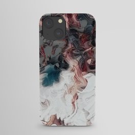 Surreal Smoke Pattern In Earth Tones iPhone Case