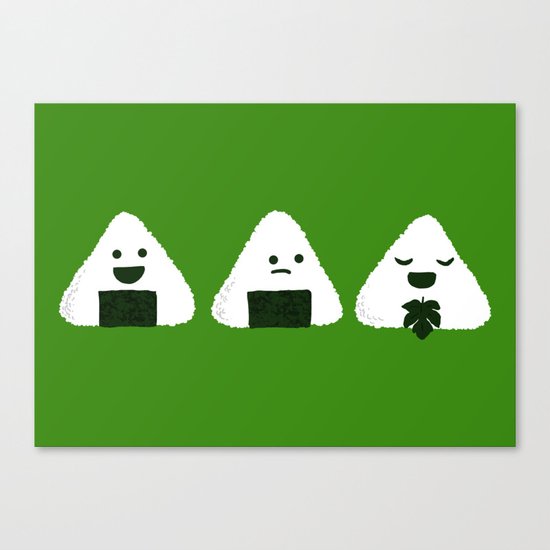Nude Onigiri Canvas Print