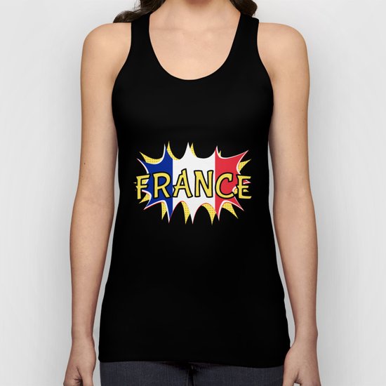 France Unisex Tank Top