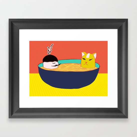 Soup Framed Art Print