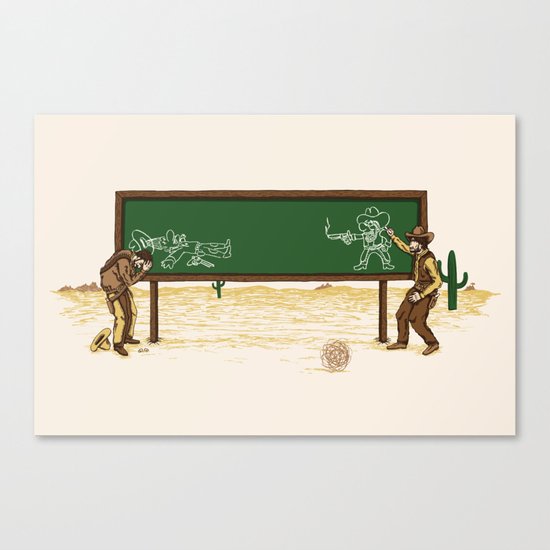 Quick Draw Canvas Print