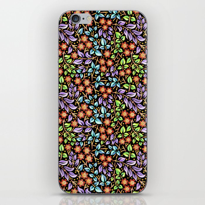 Filigree Floral smaller scale iPhone Skin