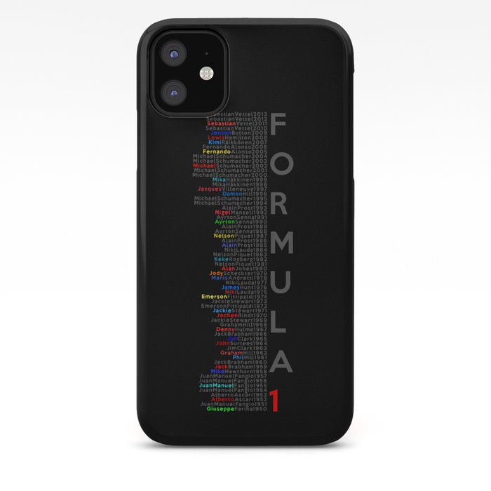 naaimachine Frons magnifiek Formula 1 Champions iPhone Case by Vehicle | Society6