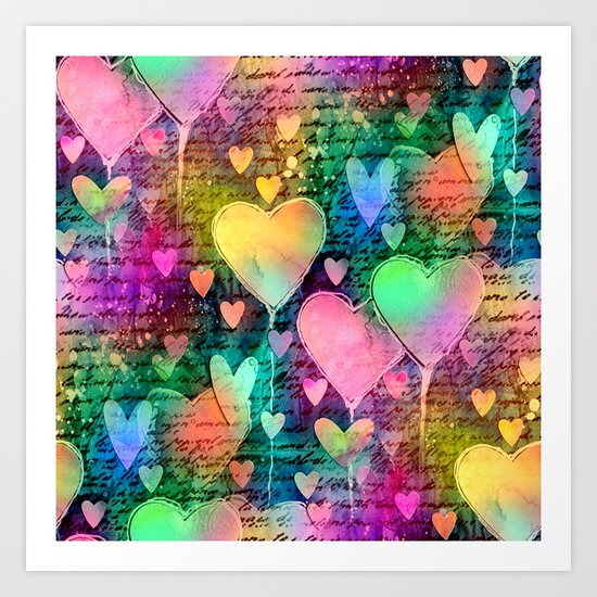 Love Letters Daydream Art Print