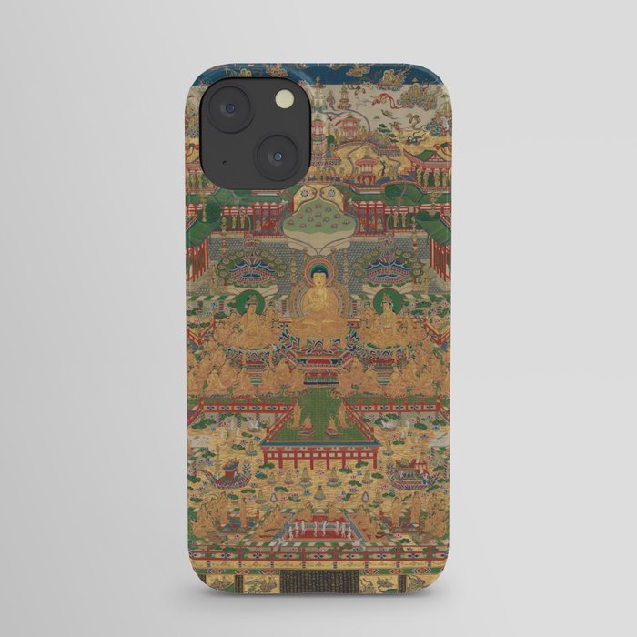 Japanese Taima Mandala Buddhist Art iPhone Case