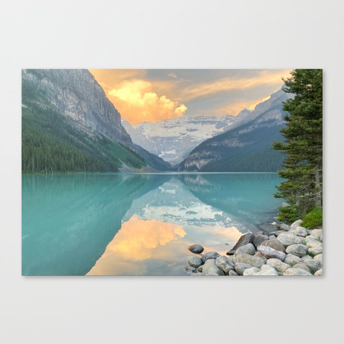 Lake Louise Sunrise Canvas Print