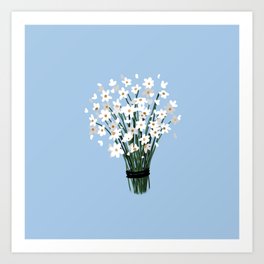 Flower Bouquet - Daisy Art Print