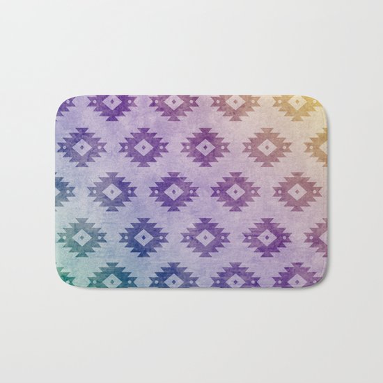 Aztec Pattern 06 Bath Mat