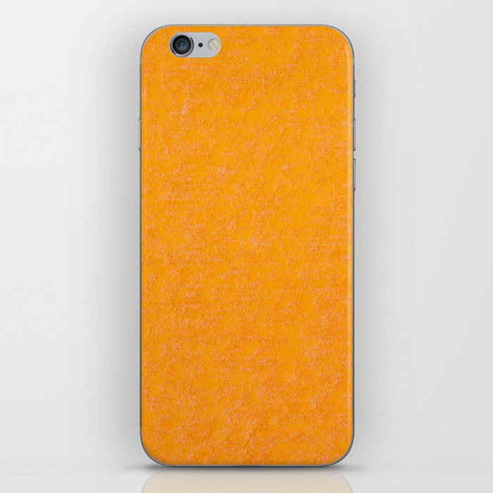 Yellow orange material texture abstract iPhone Skin
