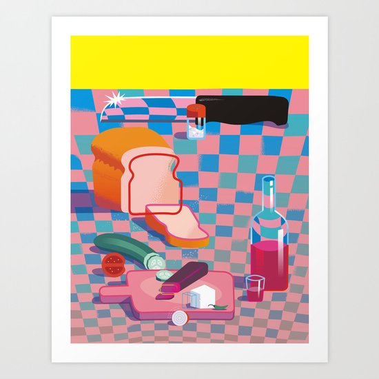 The Knife Art Print