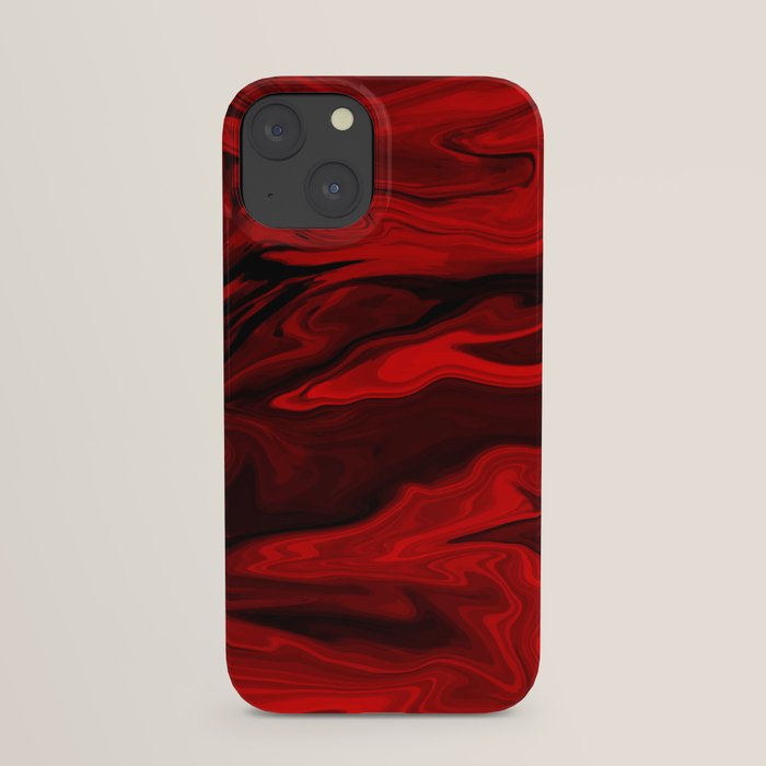 Blood Red Marble Iphone Case By Created Prototype Society6