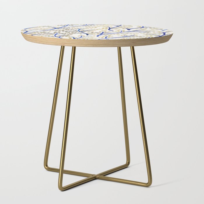 Branches – Navy & Gold Side Table