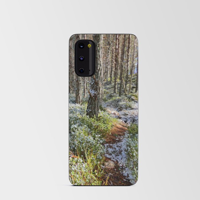 Scottish Highlands Spring Blayberry Nature Path Android Card Case