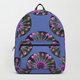 Blue germ Flower Backpack