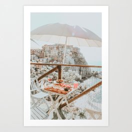 LUNCH WITH A VIEW Art Print