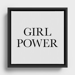 Girl Power Framed Canvas