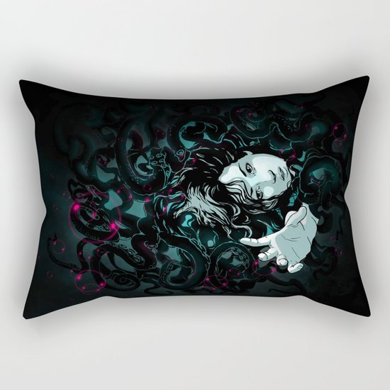 Bubbles for Miss Tentacles Rectangular Pillow