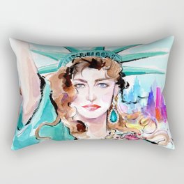 Lady Liberty Rectangular Pillow